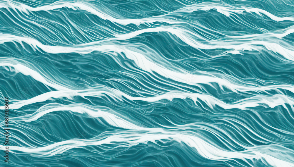 Background of the sea, close-up, turquoise color, in a fabulous style. Background of the sea, close-up, turquoise color, in a fabulous style.