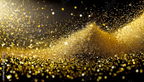 gold glitter golden sparkle confetti shiny glittering dust