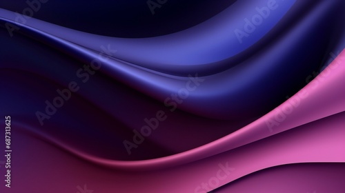 a blue and pink background with waves