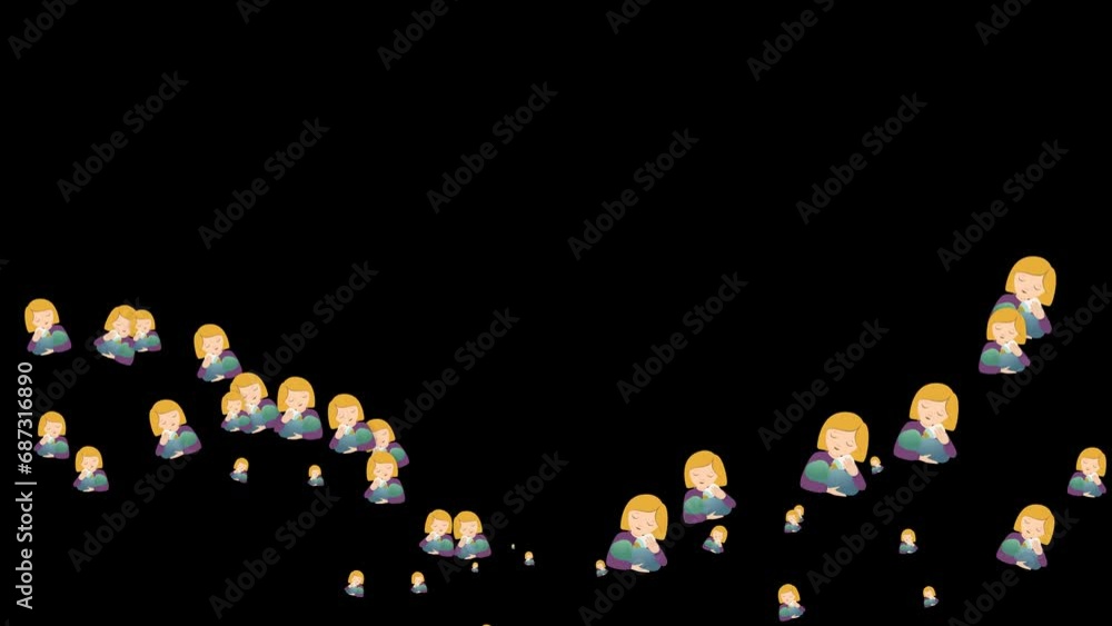 wideo-stock-mom-feeding-baby-emoji-motherhood-emoticon-breastfeeding