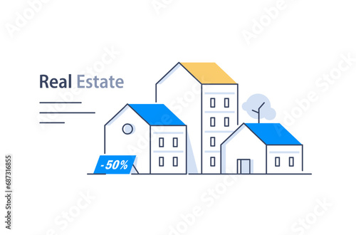 Real estate investment and development,property market growth,city growth, rental apartment
