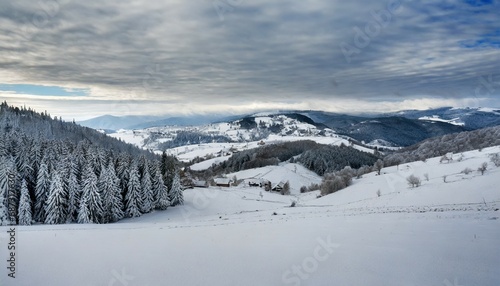 winter snowy landscape