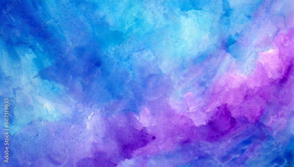 blue and purple background resembling watercolor