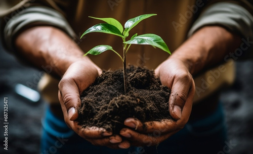 Planting Sustainability: Hands, Earth and Nature for an Ecological Future...Cultivating a Sustainable Future: Eco-Savings and Bionature in Global Agriculture.