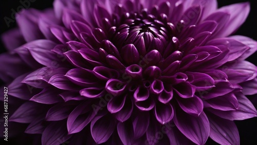 purple dahlia flower