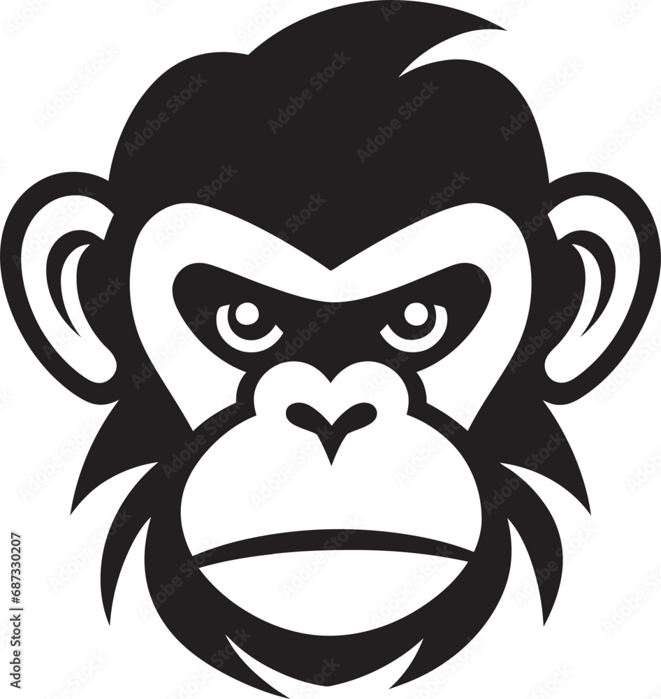 Ape and Monkey Shadows Love s HarmonyMonochrome Love Odyssey in the Primate Kingdom