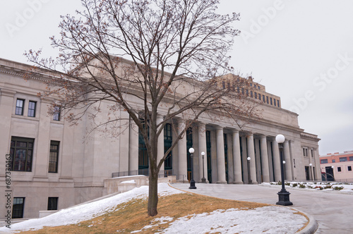 union depot front entrance to headhouse in saint paul minnesota