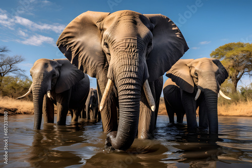 group of elephants  © Alexis