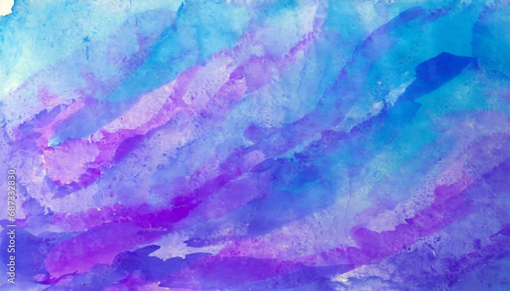 blue and purple background resembling watercolor