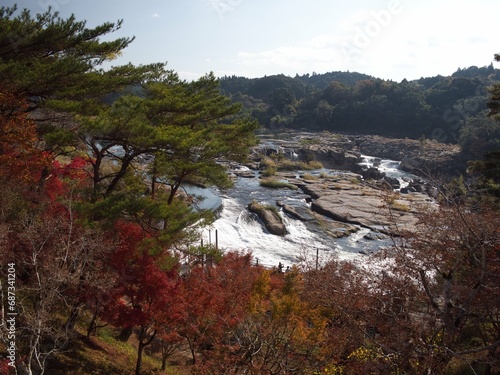 秋の曽木の滝