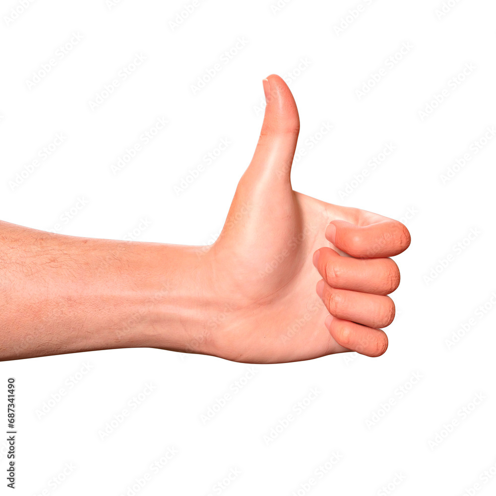 Hand Gesture Symbol Finger human isolated 3D render Ilustration Hand Gesture Symbol Finger human isolated 3D render Ilustration