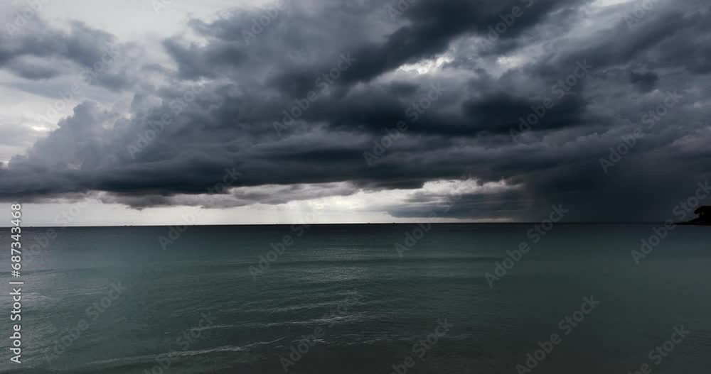 Aerial view of dark sea waves background,Dark clouds ocean sea background Aerial view of dark sea waves background,Dark clouds ocean sea background