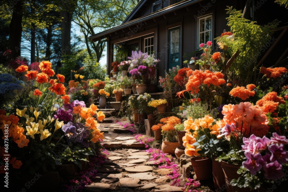 A vibrant gardening