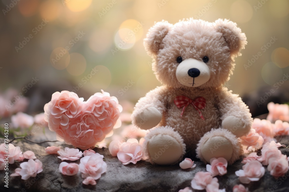 teddy bear with flowers and hearts in fluffy paws Teddy Bear with heart Valentines teddy bear teddy bear with flowers and hearts in fluffy paws Teddy Bear with heart Valentines teddy bear