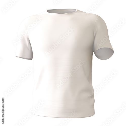Tshirt Cloth Shirt fashion isolated 3D render Ilustration