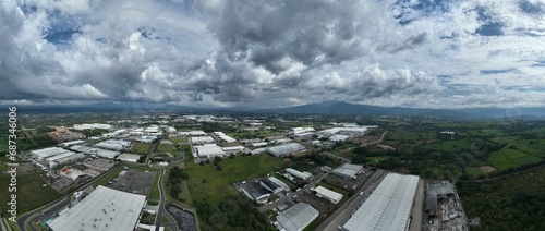 Aerial View of the Coyol Free Trade Zone in Costa Rica © WildPhotography.com