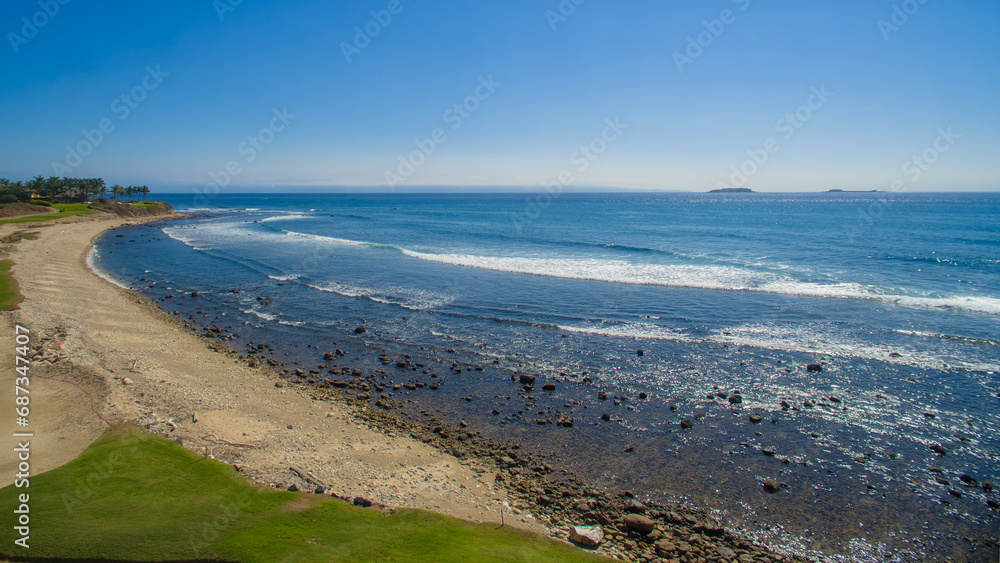 The Marietas Islands, seen from Punta de Mita golf course