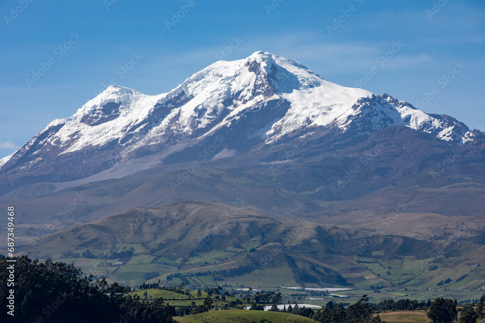 Mount Cayambe, Ecuador. Mount Cayambe, Ecuador.