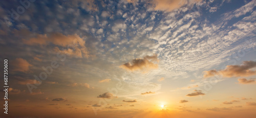 Photography Beautiful dramatic scenic sunset sky background