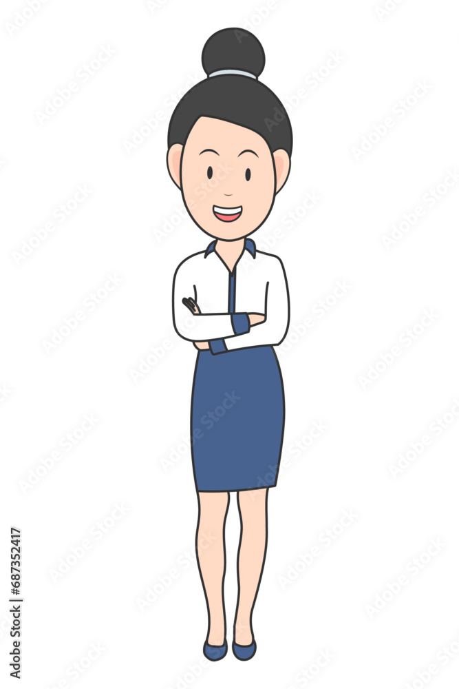 Cute Employee Cartoon Illustration Vector
Cute Employee Cartoon Illustration Vector