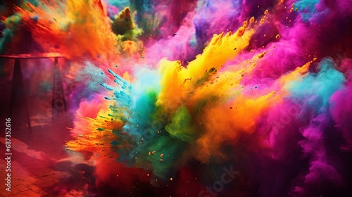 Celebration of Colors in Holi