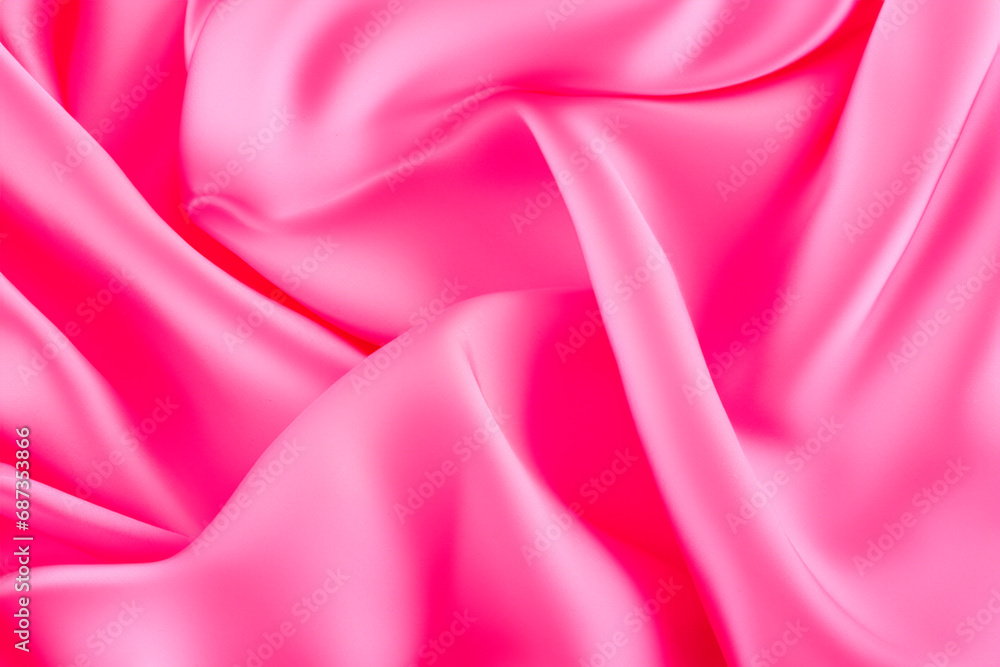 Obraz premium Pink silk background.