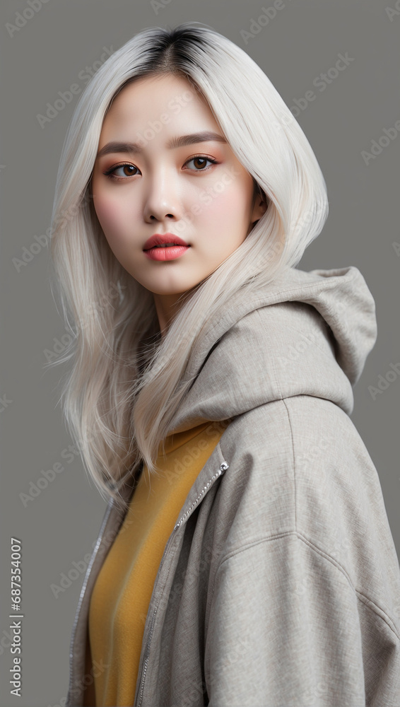 Portrait of beautiful korean woman Portrait of beautiful korean woman
