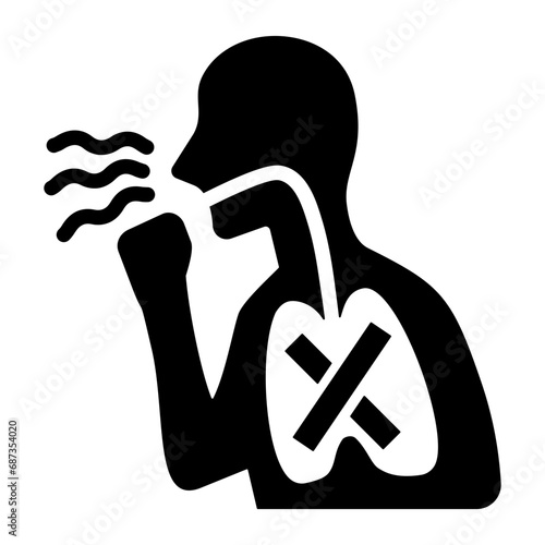 Lung Irritant Icon