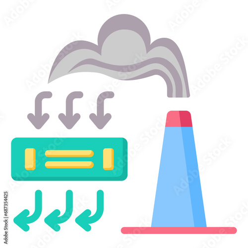 Particle Emission Control Icon