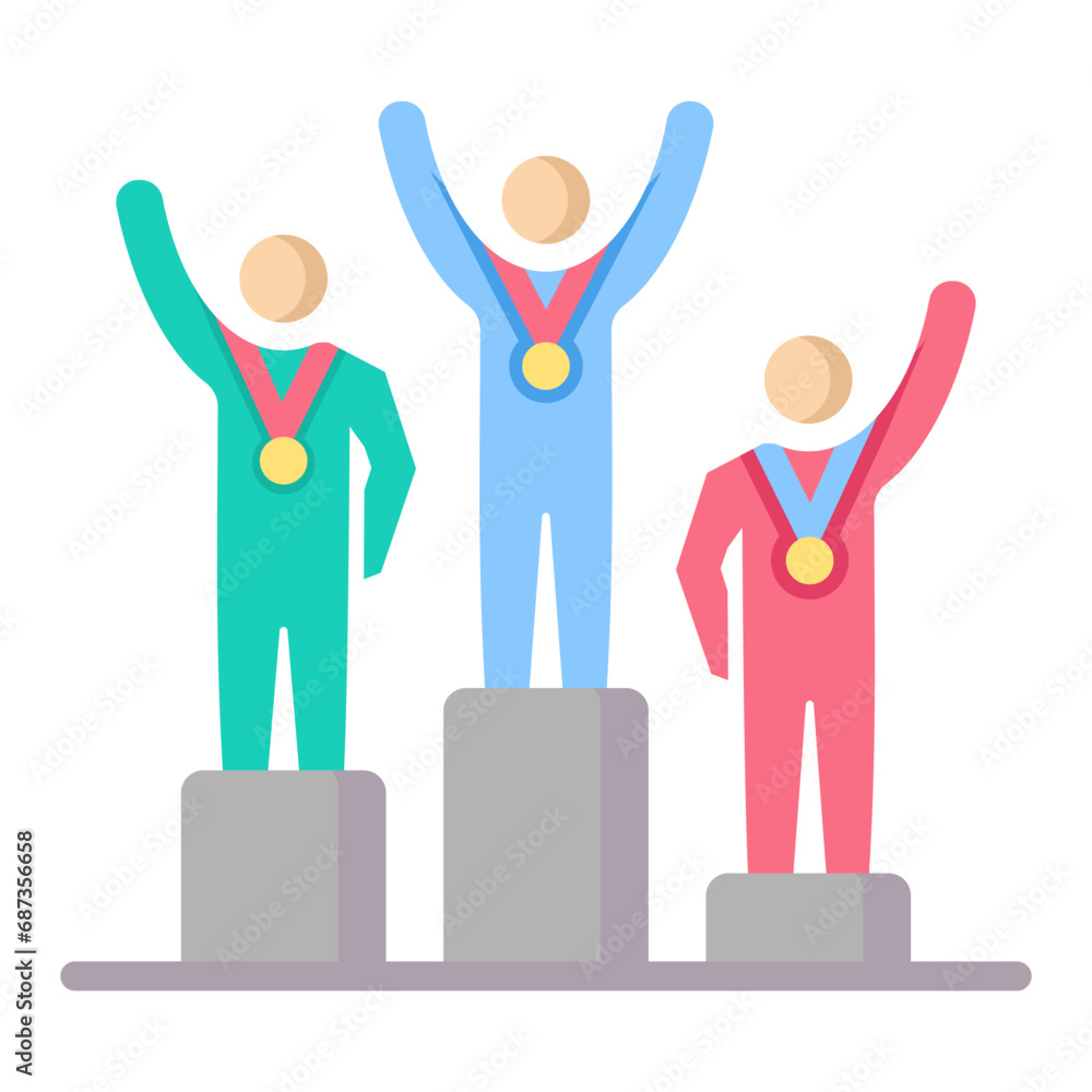 Fototapeta premium Podium Icon
