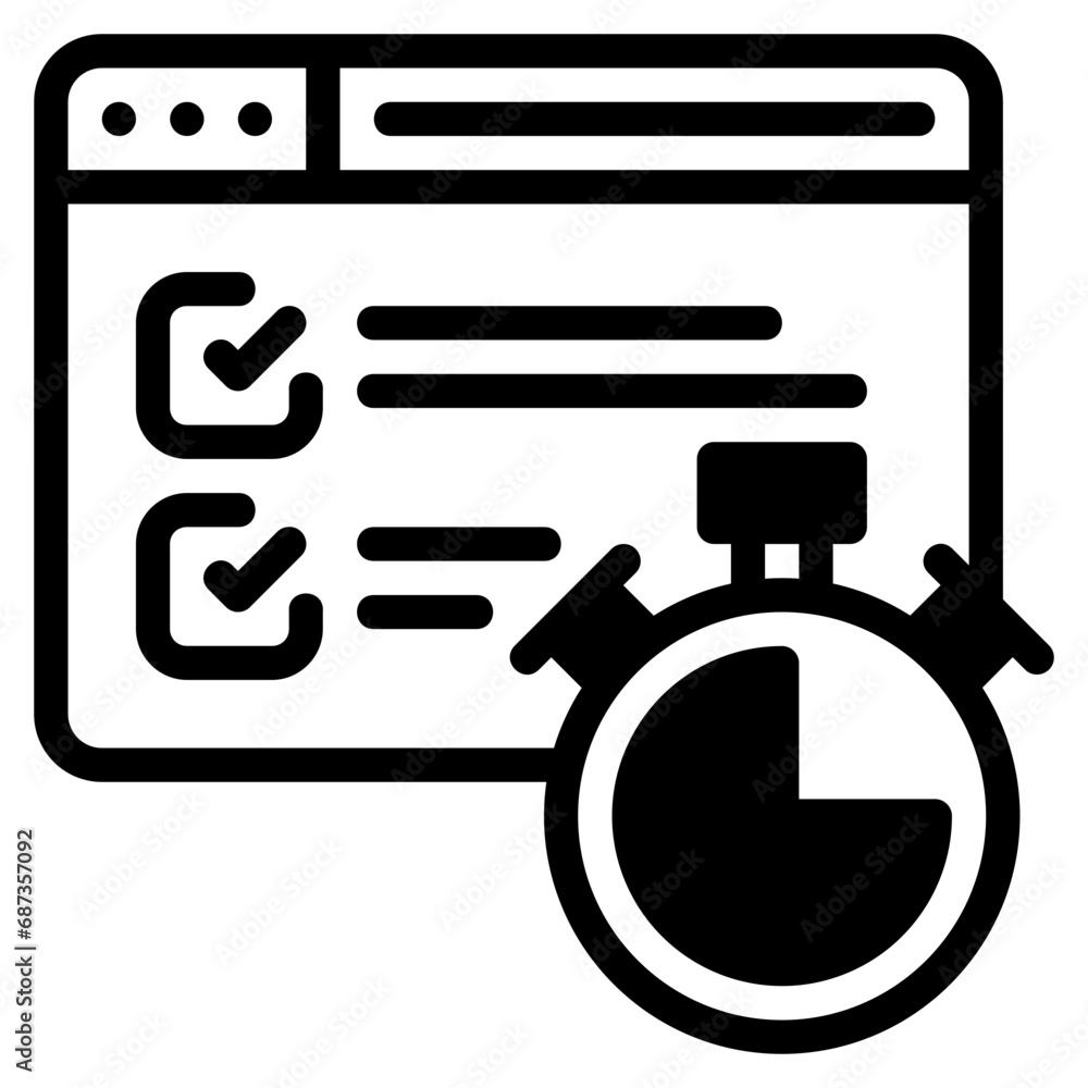 webpage speed testing icon isolated useful for digital marketing, promotion, advertisement, technology, seo, web, website, internet, optimization, online, computer, network and other