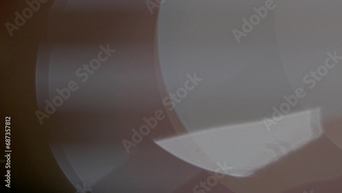 Abstract light pattern of lights at night