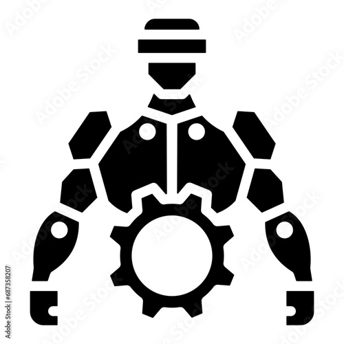 Robotics Exoskeleton Icon