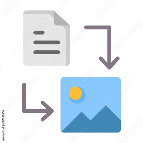 Text To Image Icon