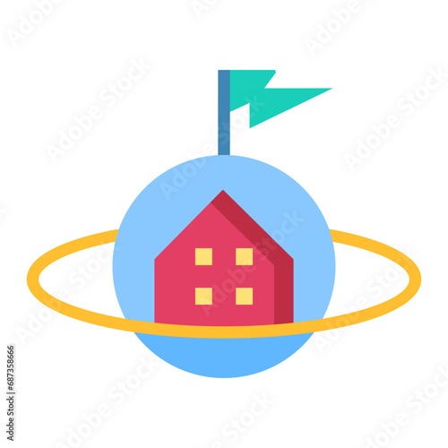 Space Colonization Icon