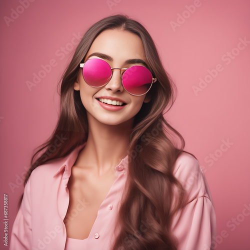 portrait of a woman wearing sunglasses