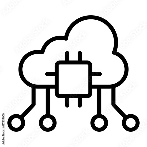 Cloud Computing Icon