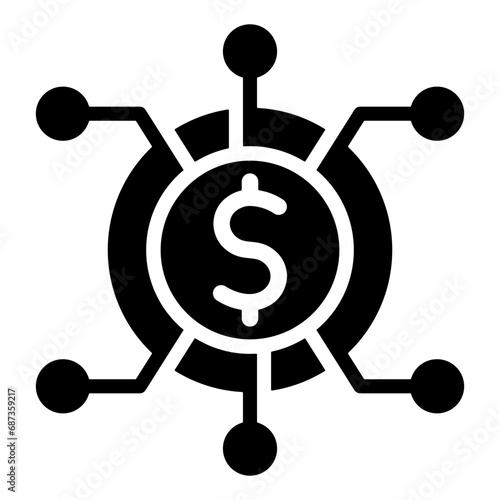 Digital Coins Icon