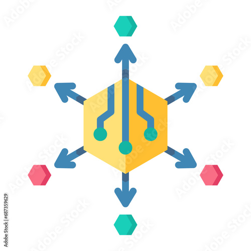 Decentralized Finance Icon