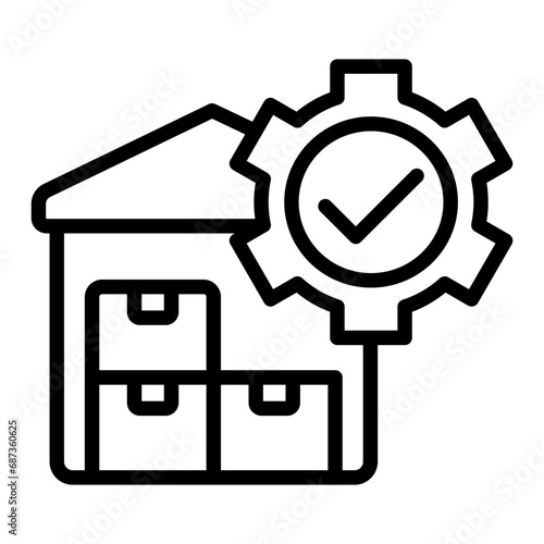 Stock Keeping Icon