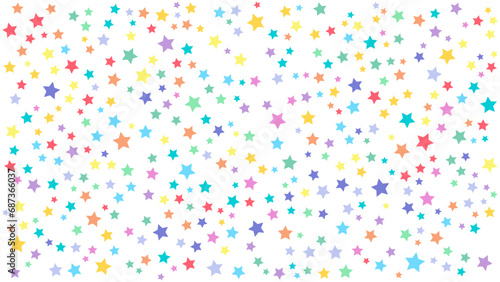 Colorful star background
