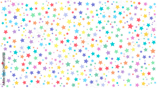 Colorful star background