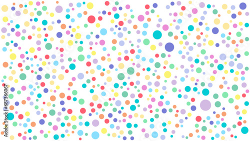 Colorful dotted circle background © SyahCreation