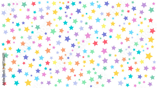 Colorful star background