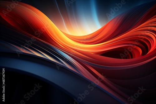 Colorful wavy textured pattern wallpaper design