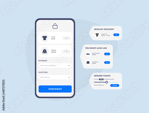 Checkout Personalization. Customize checkout process with E-Commerce extensions. Wishlist Discount, You Might Also Like and Reward Point custom fields. CMS web plugins for optimized checkout