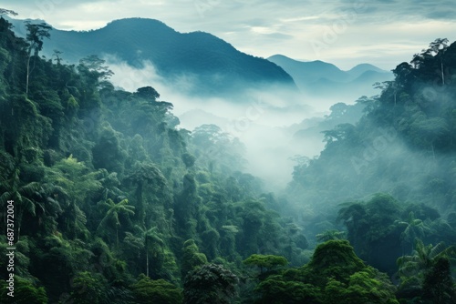 misty mountain landscape © WestLakes
