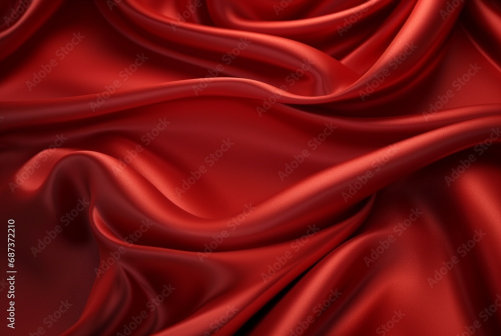 luxury red fabric texture background. generative ai luxury red fabric texture background. generative ai