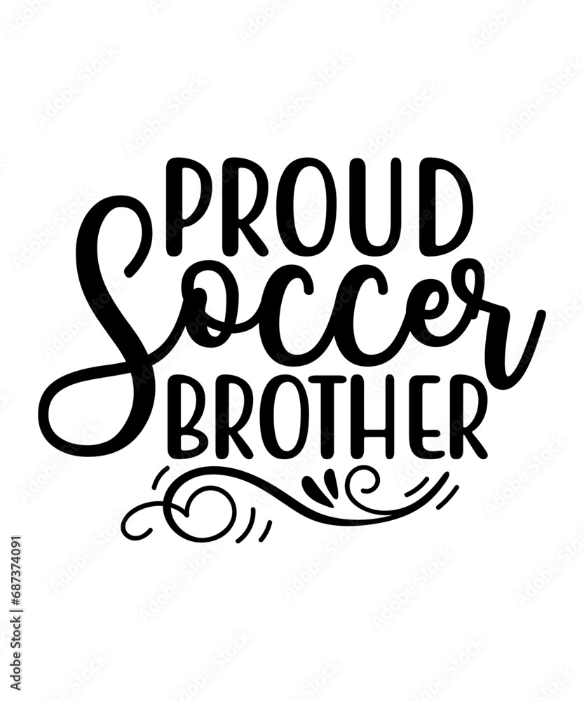 proud soccer brother svg
