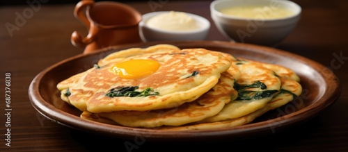 Brazilian pancake made from cassava flour and eggs, called Chicken Crepioca, is a nutritious dish.
